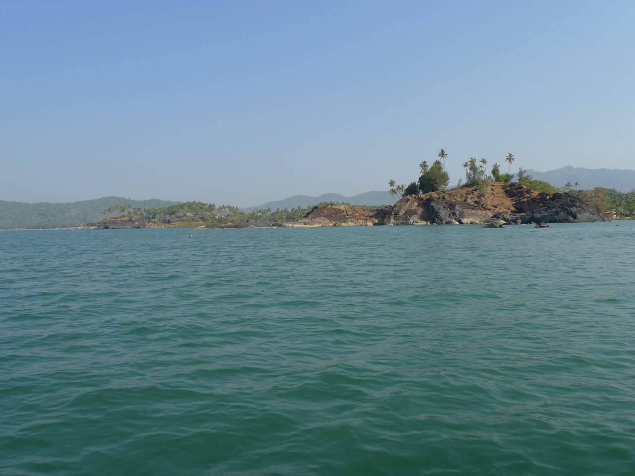 my olympic swim so if you look to the far left and spot in the distance some palm trees, that's where I swam to. be impressed. be very impressed.